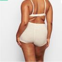 SKIMS  lace Pointelle high rise Boxer shorts in bone ivory NWT 4X Photo 3