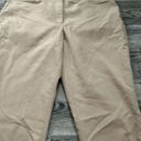 Tommy Hilfiger  Women 10 Khaki Dress Pants Cropped Work Photo 3