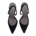 ALL SAINTS • Black Lily Leather Slingback Heel • Size 8 Photo 7