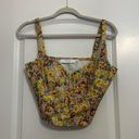 ASTR  the Label Monet Floral Bustier Crop Top Photo 1