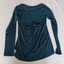 Calia by Carrie Teal Mesh Back Long Sleeve Top Photo 2