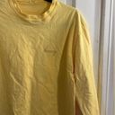 Brandy Melville  One Size T-Shirt John Galt Camila Yellow Honey Crop Long Sleeve Photo 5