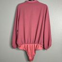 Stitch Fix NWT  Heatherly Ellison Surplice Bodysuit Dusty Pink Mauve Plus 1X Photo 7