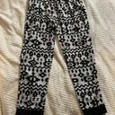 Wet Seal XL Jrs  Tribal Black And White Drawstring Relaxed Pant Photo 1