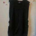 Boohoo  Black Sweater Sleeveless Tunic Pullover Dress Photo 4