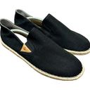 Olukai  Kaula Pa'a Kapa Convertible Espadrilles Linen Womens Shoes Black 9.5 Photo 2