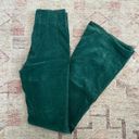 Free People Green Corduroy Flare Pants Photo 0