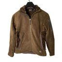 Mountain Hardwear  fleece full zip women’s brown size XS Photo 0