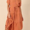 Petal and Pup  Adara Midi Dress in Orange  Photo 0