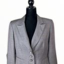 Dress Barn  3 Button Lined Grey Plaid Blazer Photo 1