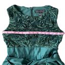 Jessica Howard Green Sleeveless Cocktail Dress Size 6 Petite Photo 4