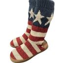 Muk Luks Venessa Stars Stripes Patriot Americana Slippers Shoes Womens Size 7/8 Photo 0