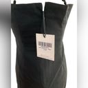 RUNAWAY THE LABEL  Aston Midi Dress Size Small Black w/ Side Slit NWT Photo 11