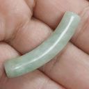 The Bar Curved Jade Necklace Or Bracelet Repair Replacement 1 Pc Photo 0