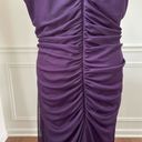 XScape  Embellished-Neck Formal Gown Dress Plum Purple $250 20W Photo 6