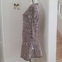 Nina Leonard  Snake Print Fit & Flare Dress Photo 3