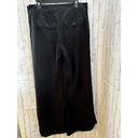 Ralph Lauren  Black Wide Leg Linen Tencel Pants w/pockets Sz 12 Photo 4