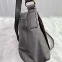 Relic  by Fossil Oh Happy Day gray leather flap front crossbody messenger bag EUC Photo 10