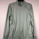 Balance Collection  by Marika Tek Green-Blue Asymmetrical Quarter Zip Sweatshirt Photo 0