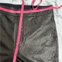 Spanx  Leather-Like Ankle Skinny Pant black sz L Photo 2