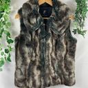 Rachel Zoe  faux fur fuzzy vest pockets S Photo 0