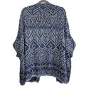 Ruff Hewn  Open Front Poncho Dolman Sleeves Womens Size L‎ Western Aztec Print Photo 1