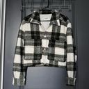 Abercrombie & Fitch  Cropped Sherpa Shirt Jacket Photo 2