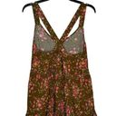 Matilda Jane  Women Whim Floral Strap Ruffle Hem Cross Back Sleeveless Large NWT Photo 6