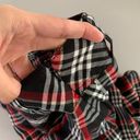 Bongo 90s Y2K  Juniors 16 Red Black Plaid Mini Skirt Front Belt Detail Goth Emo Photo 5