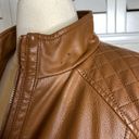 Guess by Marciano Guess Women’s Faux Leather Racer Jacket Photo 2