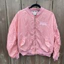 PINK - Victoria's Secret Victoria's Secret PINK pink bomber varsity jacket Photo 0