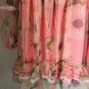 Cynthia Rowley  Pink Poppy Organza Floral Dress Photo 9