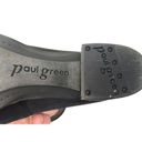 Paul Green 7  Jules Black Suede Boots Stacked Heel Booties Chelsea Photo 3