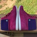 Crocs  Pink Suede Fold Over High Top Sneakers Womens Size 6 Photo 4