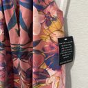 Boston Proper  (NWT) Halter Keyhole Tropical Floral Print Maxi Dress, Size XS Photo 5