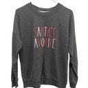 Rae Dunn Grey “ Santa’s Favorite “ Long Sleeve Small Photo 0