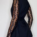 Pretty Little Thing Black Woven Lace Two Piece Set Photo 1