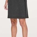 Lululemon  Start Anew 21” Skirt in Heathered Black W-403 Size 6 Photo 0