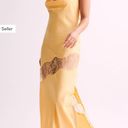 Meshki Yellow Lace Dress Photo 2