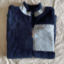 Charles River Apparel  Womens Fleece Newport Vest Full Zip Size XL Navy Blue Gray Photo 7