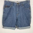Bermuda Vintage Womens GX Know Who You Are  Jean Shorts Blue Medium Wash Size 30 Photo 0