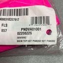 Good American  Womens 0 Swimwear Swim Bikini Top Hot Pink Strapless Bandeau NWT Photo 6