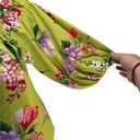 New York & Co. 7th Avenue Floral Blouse Green Size M NWT Spring Boho Cottage Photo 4