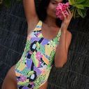 IT’S NOW COOL Swimsuit Size Extra Large The Showtime Y2K NWT Beach Swim 80s 90s Photo 0