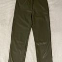 Shinestar Green Leather Pants Photo 0