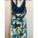 Patagonia  Colorful Abstract Design Halter Midi Length Summer Dress Size Small Photo 7