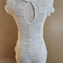 Kirra Ivory Floral Lace S/S Top, Women's S Photo 8