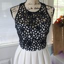 Sequin Hearts 🔥REDUCED 🔥  Black White Prom Homecoming Dress Photo 1