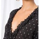 superdown / Revolve Mireia Wrap Top in Black Star Photo 7