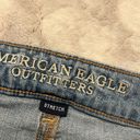 American Eagle  Stretch Hi Rise Kick Crop Jeans Size 10 Distressed Photo 5